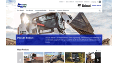 Desktop Screenshot of doosanbobcat.com